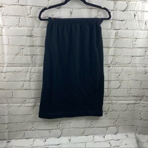 Vintage acrylic‎ elastic waist pencil skirt
